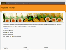 Tablet Screenshot of obasanseattle.com